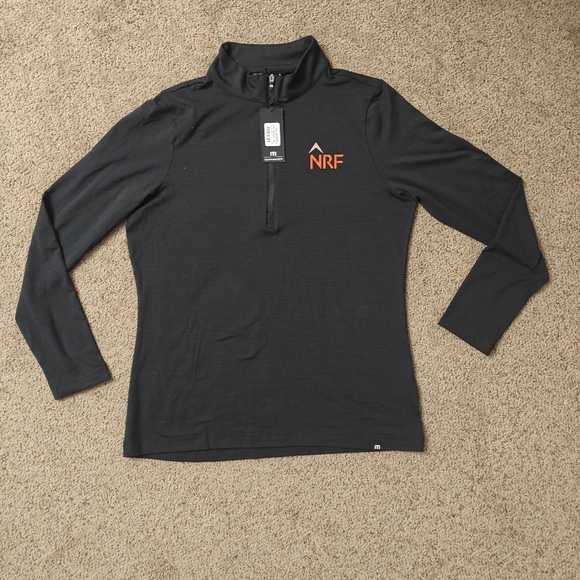 Women's Travis Mathew Crestview 1/4-Zip | Black | Sz: M - Picture 2 of 11